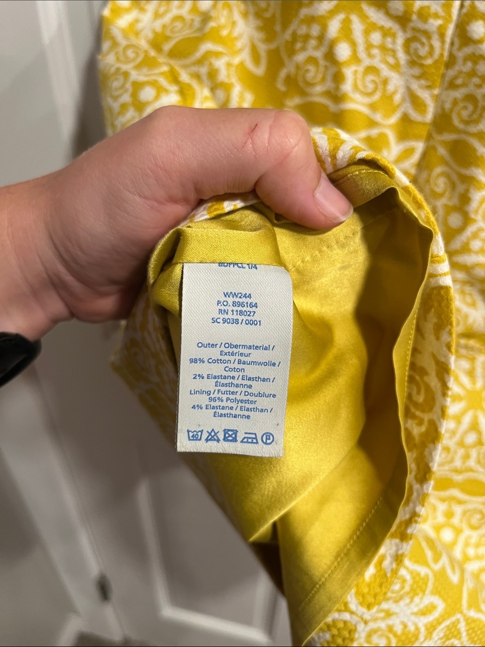 Boden Talia Mimosa Yellow Dress US Size 6 - Picture 8 of 9